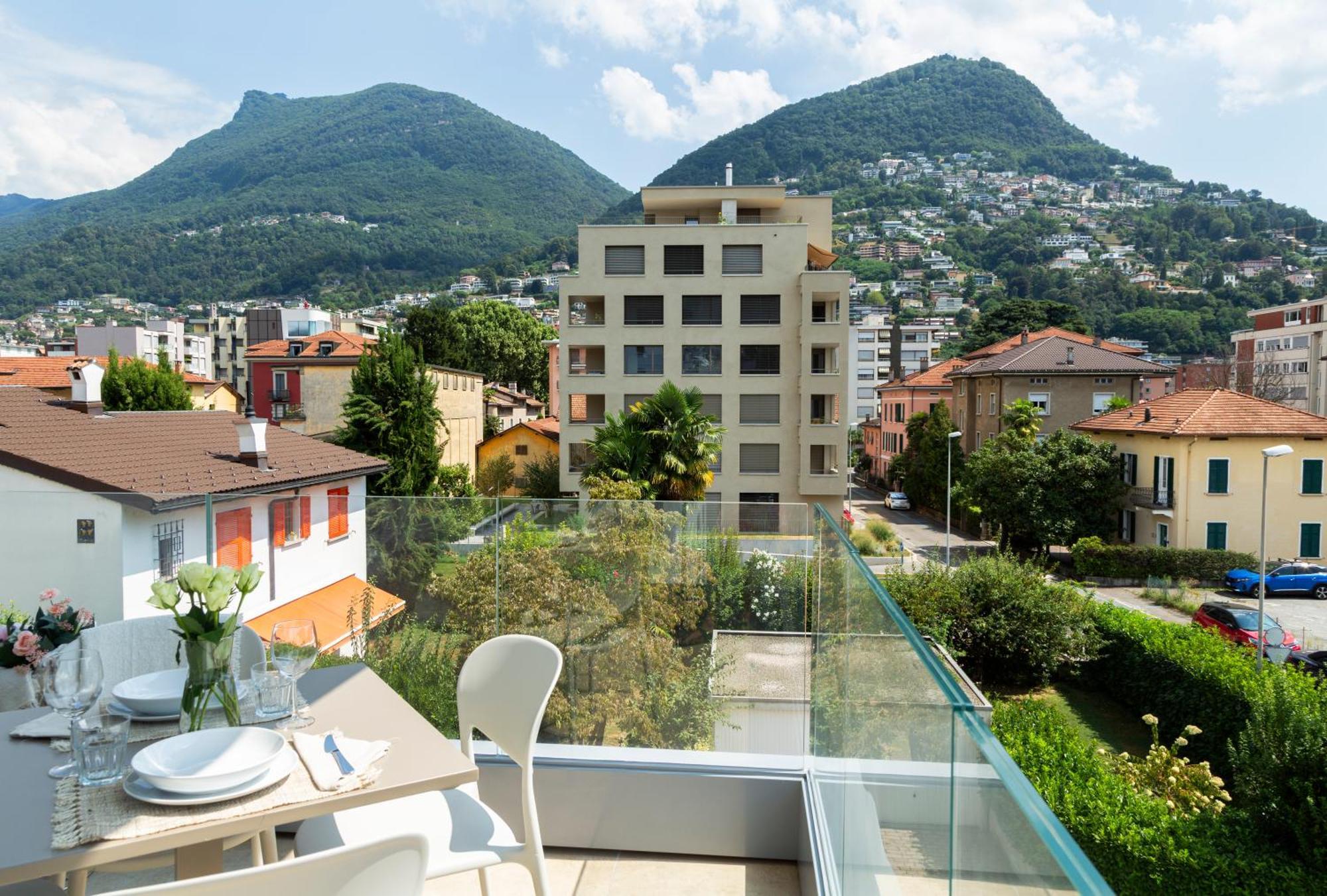 Regalia Suites - Free Parking Lugano Dış mekan fotoğraf