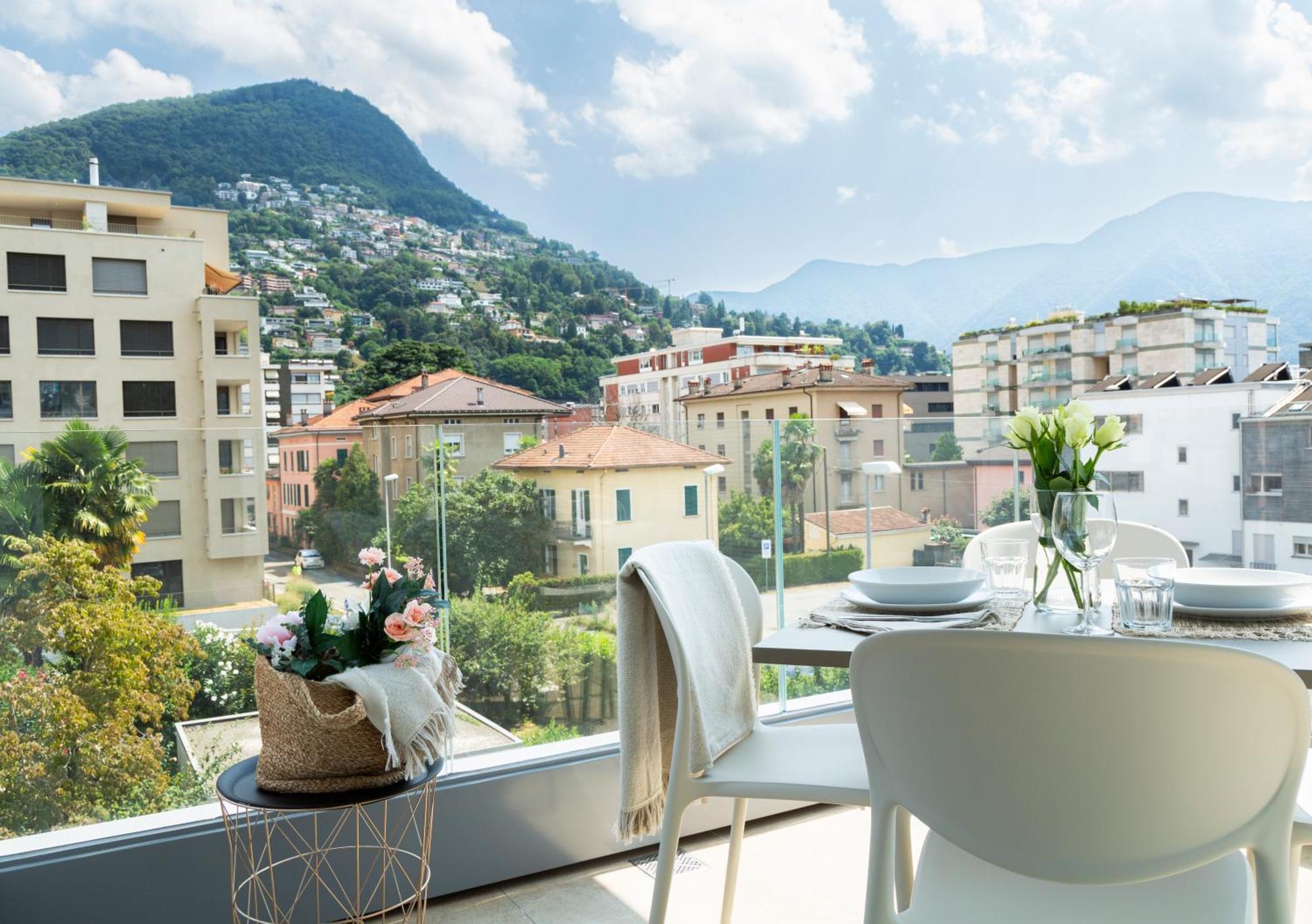 Regalia Suites - Free Parking Lugano Dış mekan fotoğraf