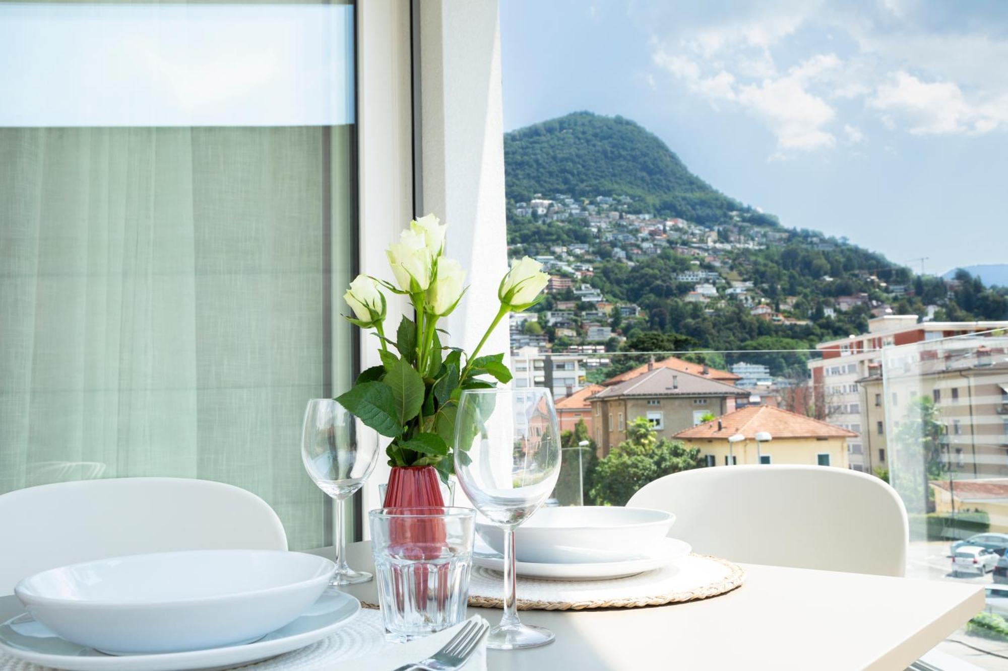 Regalia Suites - Free Parking Lugano Dış mekan fotoğraf